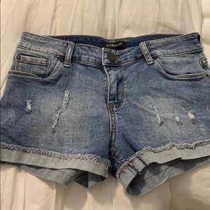 STS blue denim shorts